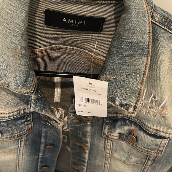 Amiri Authentic Denim Jacket NWT - Picture 4 of 10